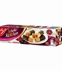 Gut & Gunstig Schoko Rollchen - Zartbitter